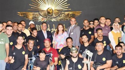 المتحف القومي للحضارة يستقبل عددًا من طلاب الجامعات من ذوي الهمم