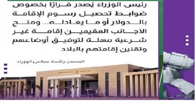 عاجل| بالانفوجراف.. تفاصيل قرار حكومي يخص الأجانب على أرض المحروسة