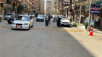 تركيب مطب حديد شوكي بشارع الضرائب بكفر الشيخ     