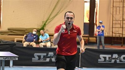 محمد البيلي يكتسح بطل البرتغال ويتأهل لربع نهائي بطولة الماتي لتنس الطاولة بكازاخستان