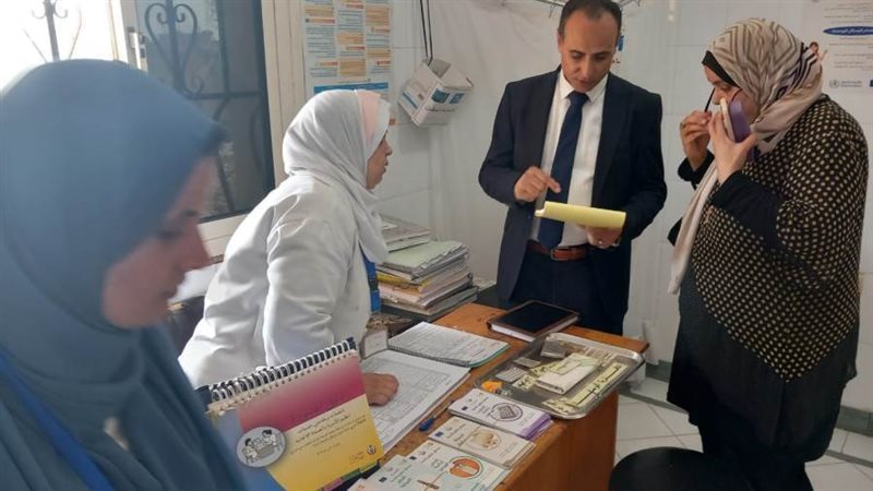 جميعه يتفقد العمل