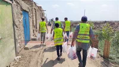 كفر الشيخ: توزيع 1000 كيلو لحوم على الأسر المستحقة 