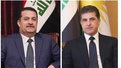 بارزاني والسوداني يبحثان تطورات الوضع الأمني في كركوك 