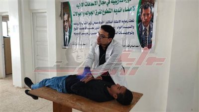 دورة تدريبية في الإسعافات الأولية لأعضاء أندية التطوع ضمن «صيف شبابنا»