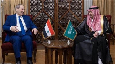 نائب وزير الخارجية السعودي يلتقي وزير الخارجية السوري