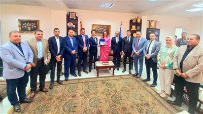 نائب محافظ البحيرة تلتقي وفد أعضاء المبادرة الوطنية لتطوير الصناعة المصرية
