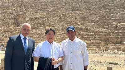 منطقة الأهرامات تستقبل وزير خارجية اليابان