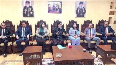 وفد تنسيقية شباب الأحزاب والسياسيين يتفقد كنيسة العذراء ومسار العائلة ومتحف كفر الشيخ