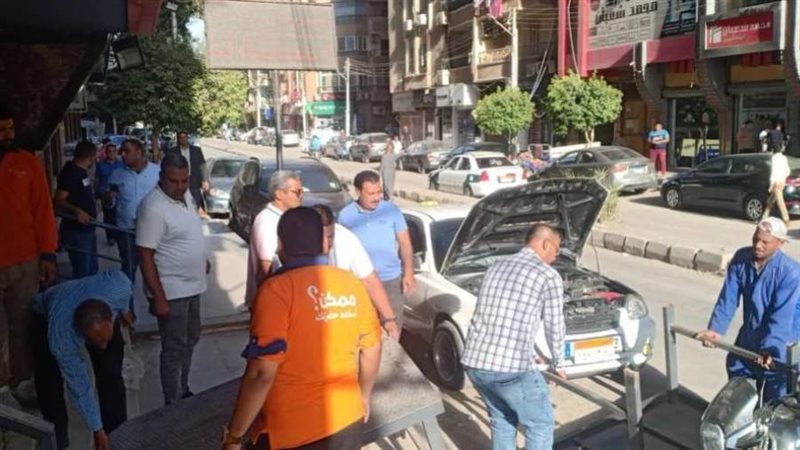 إزالة الإشغالات بالمنيا