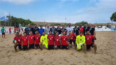 منتخب الشاطئية يفوز على إيطاليا في دورة ألعاب البحر المتوسط الشاطئية بهيراكليون