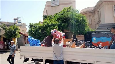 رفع وإزالة 1043 إشغال طريق وتعدٍ في حملة مكبرة بالبحيرة