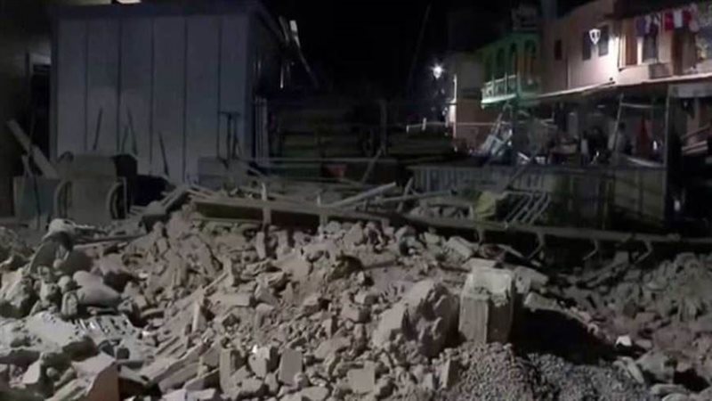 مباني دمرها الزلزال