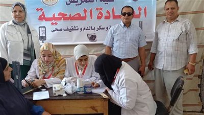 حياة كريمة.. تنفيذ قافلة سكانية شاملة بقرية الوفائية بالبحيرة 