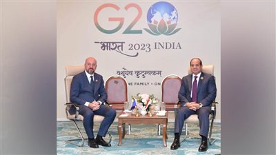 عاجل... الرئيس السيسي يبحث مع رئيس المجلس الأوروبي القضايا الدولية الراهنة