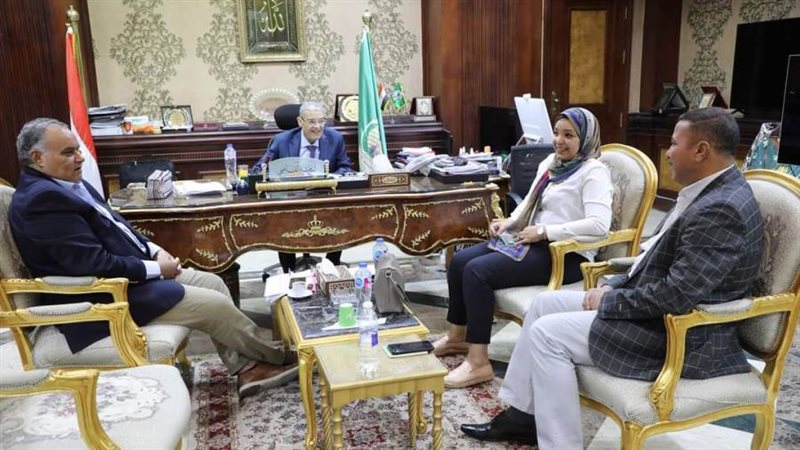 وفد بنك الطعام المصرى