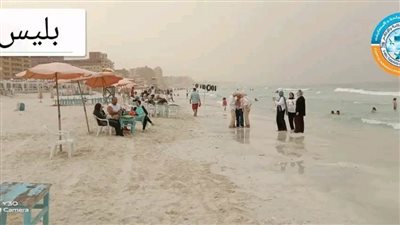 رياح مثيرة للرمال والأتربة والبحر هائج بالإسكندرية 