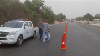 إصلاح هبوط أرضي بقرية الروضة بمركز ومدينة القنطرة غرب 