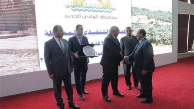 محافظ الوادي الجديد يكرم مدير