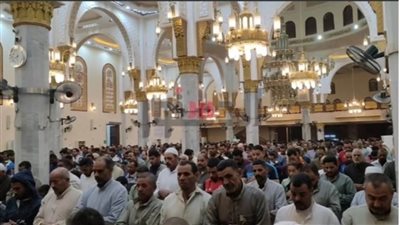 آلاف المصلين بالوادي الجديد يؤدون صلاةً الغائب على أرواح شهداء ضحايا إعصار ليبيا وزلزال المغرب