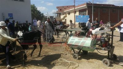 بتكلفة مليون و250 ألف جنيه.. استلام الوحدة البيطرية بأبوغنيمة عقب تطويرها