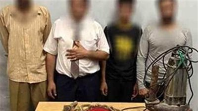 مباحث القاهرة تضبط 4 أشخاص لقيامهم بأعمال الحفر والتنقيب عن الآثار داخل أحد العقارات بالمطرية