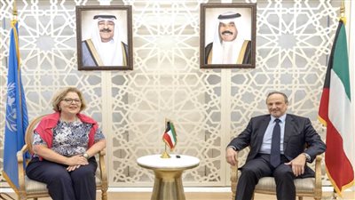 وزير الخارجية الكويتي يبحث مع مساعدة وزير الخارجية الأمريكي العلاقات الثنائية والتعاون الإستراتيجي