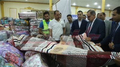 افتتاح دكان الفرحة لتوزيع 20 ألف قطعة من الملابس والمستلزمات المدرسية بكفر الشيخ