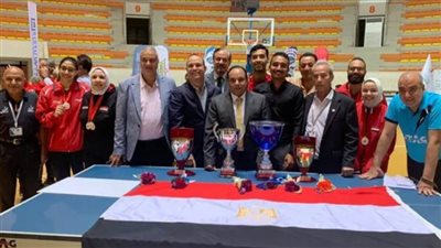 6 ميداليات حصيلة المنتخب التونسي في البطولة الإفريقية لتنس الطاولة