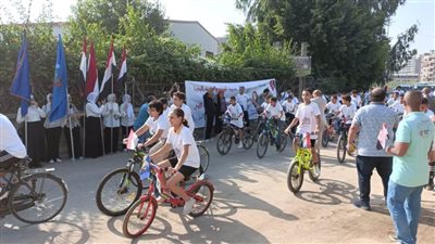 العيد القومي... بدء ماراثون الدراجات بمشاركة 300 شاب وفتاة من مراكز شباب البحيرة 