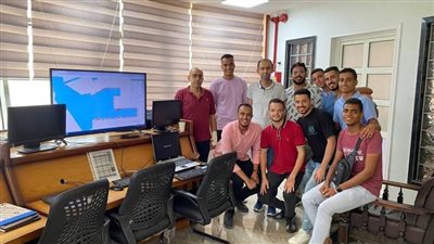 تدريب طلاب علوم الملاحة ببني سويف بميناء دمياط البحري