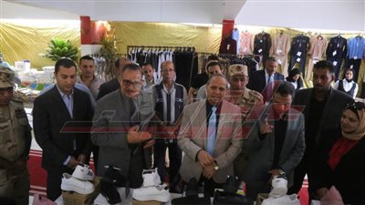 محافظ كفر الشيخ يفتتح معرض أهلًا مدرستي غرب كفر الشيخ