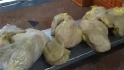 ضبط 3 أطنان و500 كيلو لحوم مجهولة المصدر بمحل في شبرا الخيمة