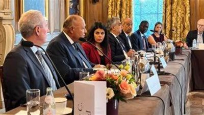 شكري يجري حواراً مفتوحاً مع أعضاء مجلس العلاقات الخارجية الأمريكي