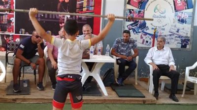 اختبارات الانتقاء لرياضة رفع الأثقال ضمن مشروع البطل الأوليمبي ببني سويف
