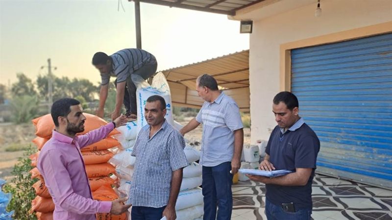 جانب من الحملة التموينية