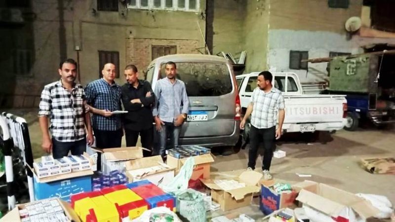 ضبط سجاير مجهولة