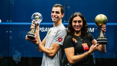 علي فرج ونور الشربيني يواصلان صدارة التصنيف العالمي للإسكواش