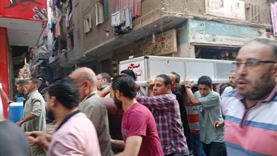 جنازة مهيبة للطفل ضحية طلق نارى من مجهول فى قليوب