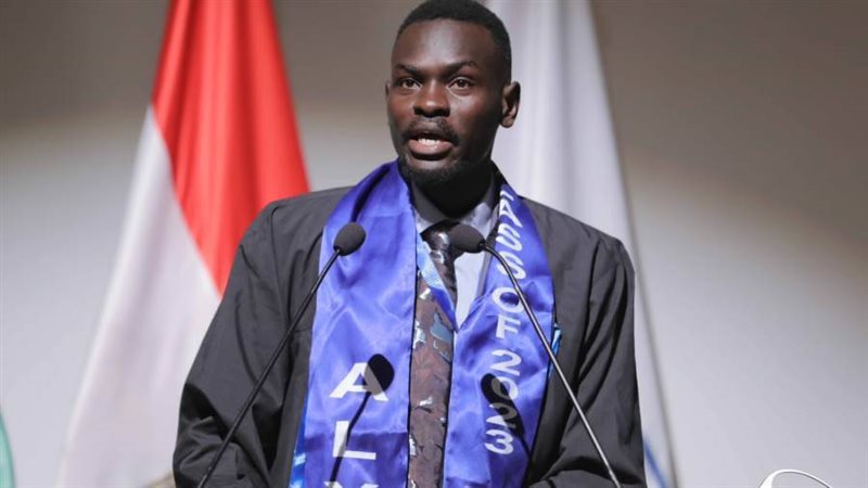 الطلاب الأفارقة يوجهون