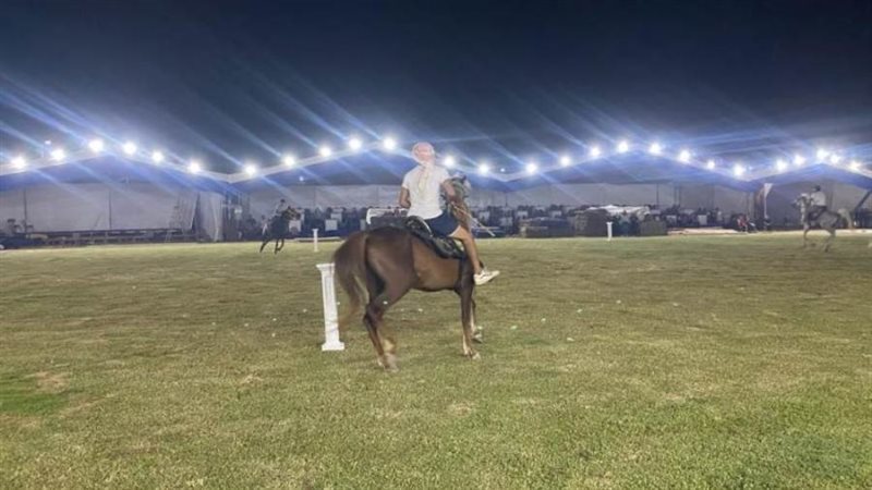 جانب من تجهيز أرض