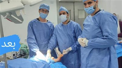 إصلاح تشوه خلقى لطفل من ذوى الاحتياجات الخاصة بالبحيرة