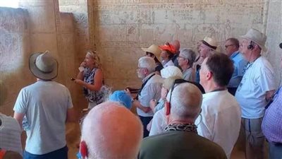 احتفالا باليوم العالمي للسياحة.. المناطق الأثرية بالمنيا تستقبل وفداً سياحياً متعدد الجنسيات بالمنيا 