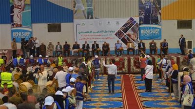 تمكين اقتصادي ببني سويف عقود تمويل مشروعات وكراتين غذائية ولحوم 