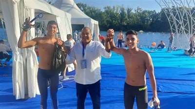 مصر تحقق 9 ميداليات بثاني أيام بطولة العالم للسباحة بالزعانف في المياه المفتوحة