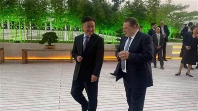 محافظ البنك المركزي يبحث تعزيز التكامل المالي خلال لقائه رئيس بنك التنمية الصيني