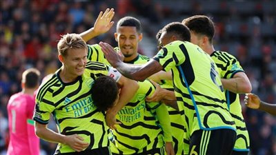 بفوزه على بورنموث.. نقطة واحدة تفصل أرسنال عن الصدارة 