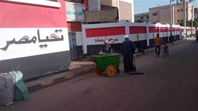 استعداداً للعام الدراسي.. حملات النظافة ورفع الإشغالات بمحيط المدارس بالمنيا