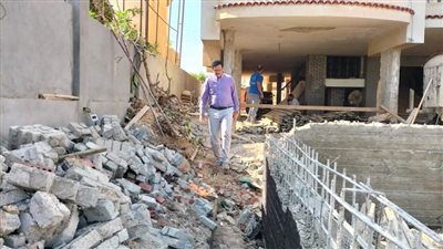 وقف تنفيذ محاولة تعدٍّ بالبناء دون ترخيص بمركز ومدينة فايد