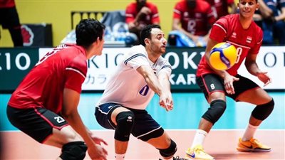 فراعنة رجال الطائرة يقتربون من خطف تذكرة التأهل لأولمبياد باريس