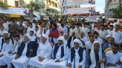 أهالي مطروح يؤيدون الرئيس السيسي للترشح لفترة رئاسية جديدة